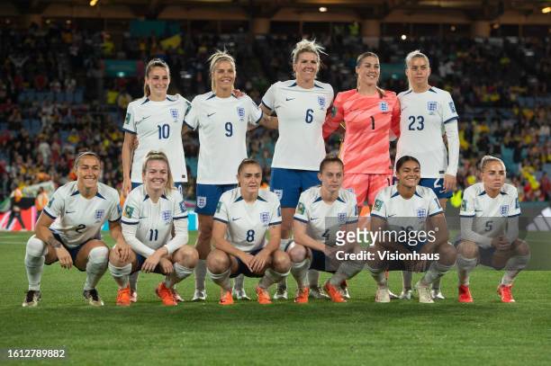 Ella Toone, Rachel Daly, Millie Bright, Mary Earps, Alessia Russo, Lucy Bronze, Lauren Hemp, Georgia Stanway, Keira Walsh, Jessica Carter and Alex...