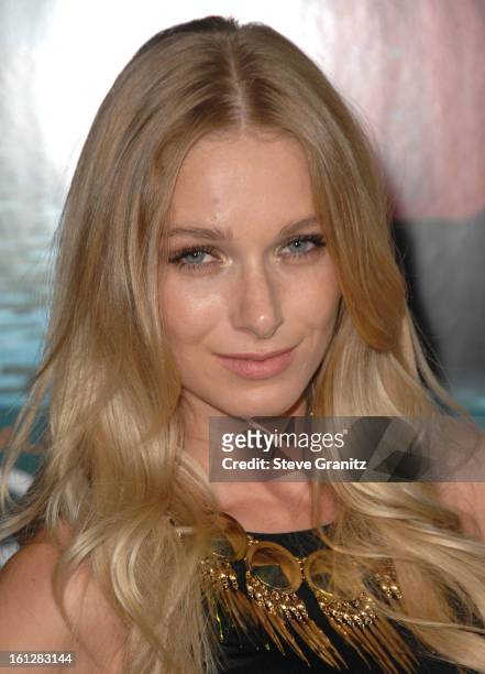 Alyssa Julya Smith arrives at the Los Angeles premiere of "Couples Retreat" at the Mann's Village Theatre on October 5, 2009 in Westwood, California.
