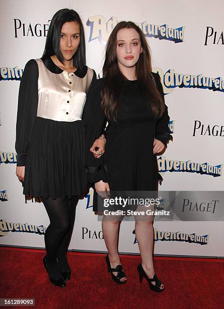 Kat Dennings arrives at the Los Angeles premiere of "Adventureland" at the Mann Chinese 6 Theater on March 16, 2009 in Hollywood, California.