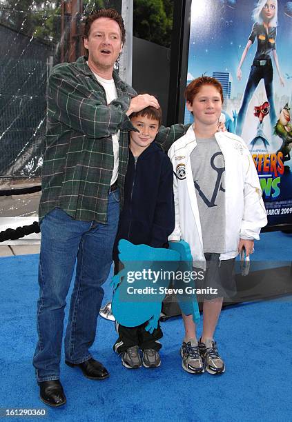 Donal Logue arrives at the Los Angeles premiere of "Monsters vs. Aliens" at the Gibson Amphitheatre on March 22, 2009 in Universal City, California.