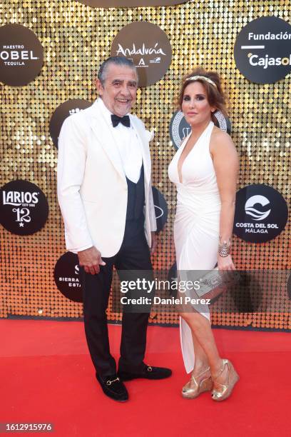 Jaime Martinez Bordiu and Marta Fernandez attend Starlite Gala on August 13, 2023 in Marbella, Spain.