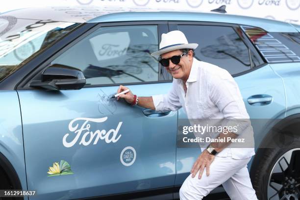 Antonio Banderas attends Starlite Gala on August 13, 2023 in Marbella, Spain.