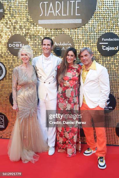 Gunilla Von Bismark and Hubertus Von Hohenlohe attend Starlite Gala on August 13, 2023 in Marbella, Spain.