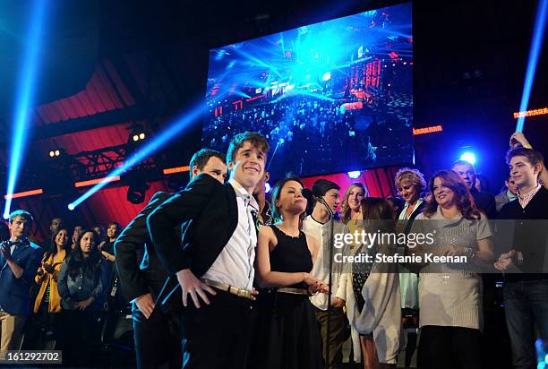 Guests attend the Third Annual Hall of Game Awards hosted by Cartoon Network at Barker Hangar on February 9, 2013 in Santa Monica, California....
