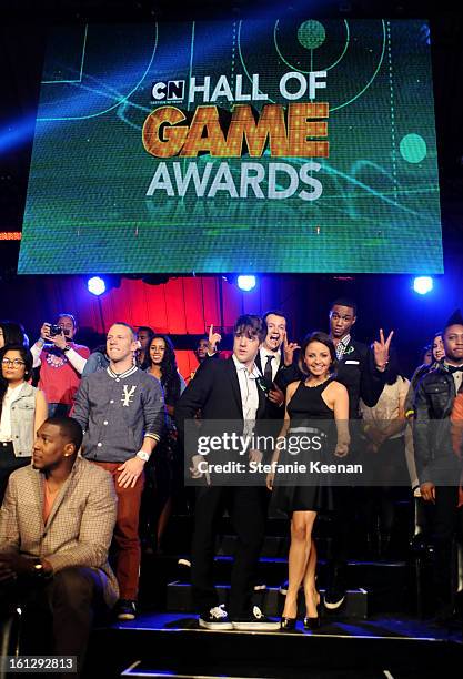 Guests attend the Third Annual Hall of Game Awards hosted by Cartoon Network at Barker Hangar on February 9, 2013 in Santa Monica, California....