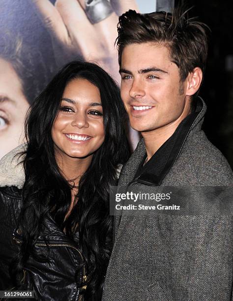 Vanessa Hudgens and Zac Efron attends the "Get Him To The Greek" Los Angeles Premiere at The Greek Theatre on May 25, 2010 in Los Angeles, California.
