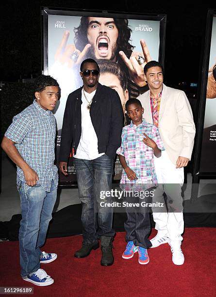 Sean Combs attends the "Get Him To The Greek" Los Angeles Premiere at The Greek Theatre on May 25, 2010 in Los Angeles, California.