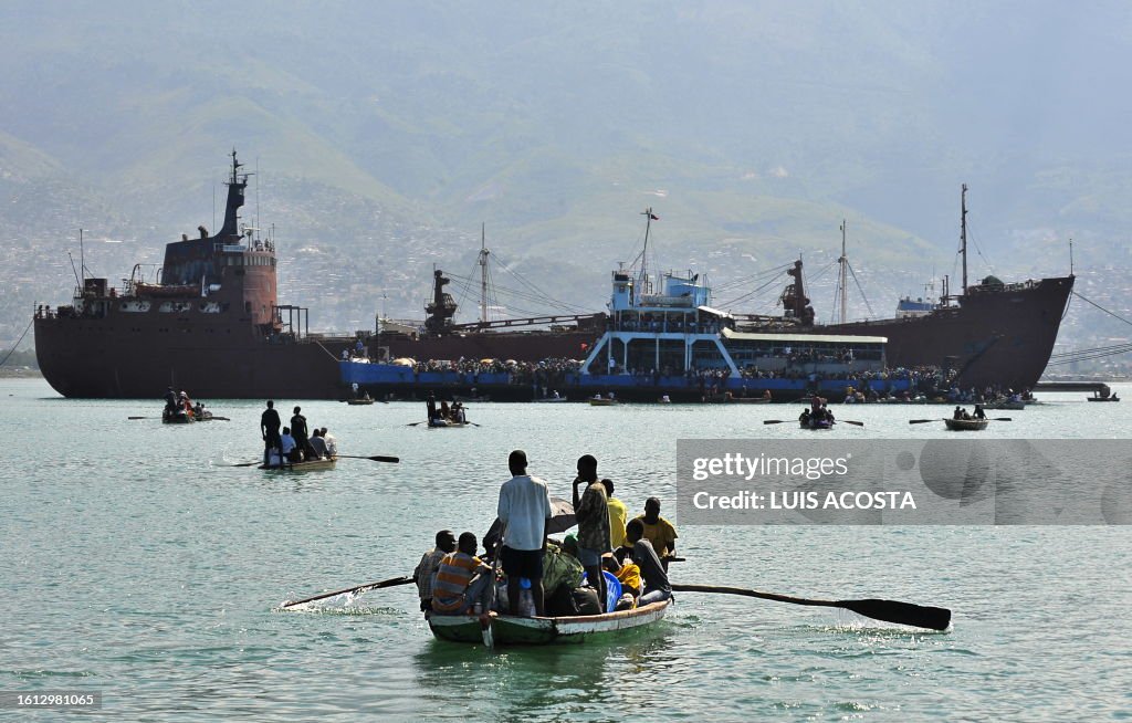 TOPSHOT-HAITI-QUAKE-SURVIVORS