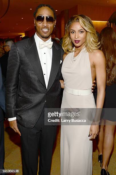 Recording artists Future and Ciara arrive at the 55th Annual GRAMMY Awards Pre-GRAMMY Gala and Salute to Industry Icons honoring L.A. Reid held at...