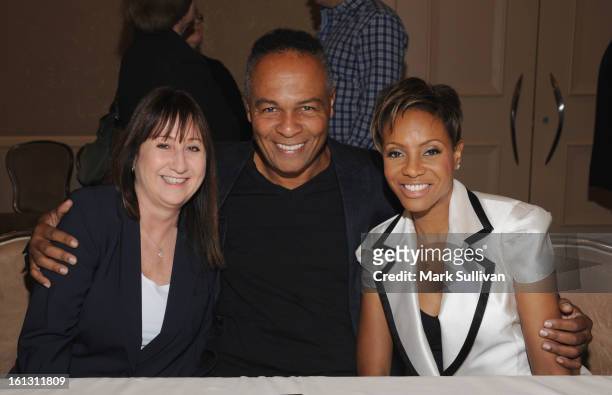 Susan Markheim, Ray Parker Jr. And MC Lyte during The 55th Annual GRAMMY Awards - Congressional Luncheon with guest speaker Congressman Bob Goodlatte...
