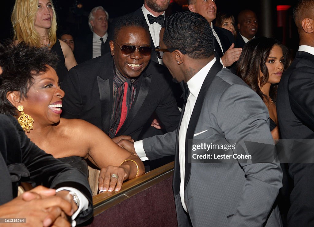 The 55th Annual GRAMMY Awards - Pre-GRAMMY Gala And Salute To Industry Icons Honoring L.A. Reid - Backstage
