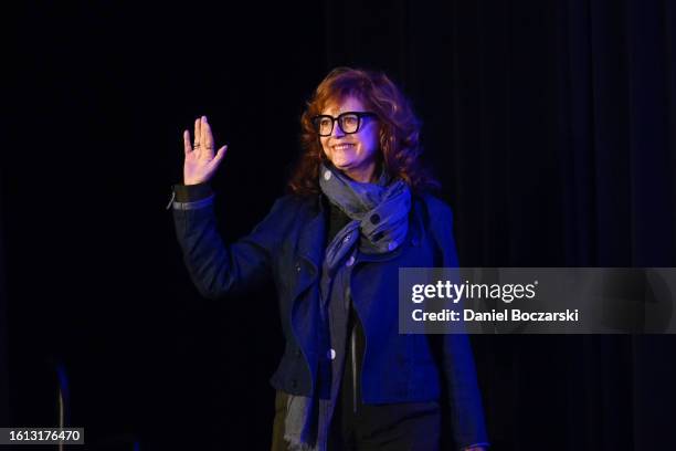 Susan Sarandon attends FAN EXPO Chicago at Donald E. Stephens Convention Center on August 13, 2023 in Rosemont, Illinois.