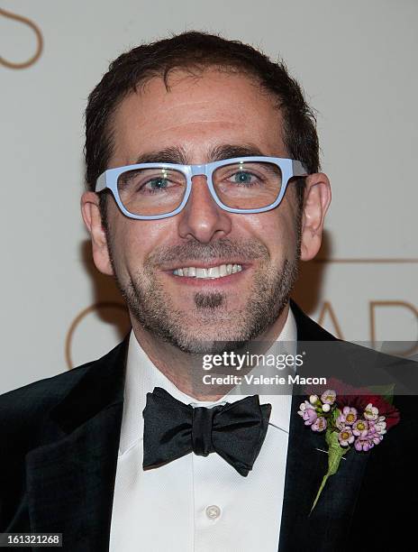 Ross Shain arrives at the Academy Of Motion Picture Arts And Sciences' Scientific & Technical Awards at Beverly Hills Hotel on February 9, 2013 in...