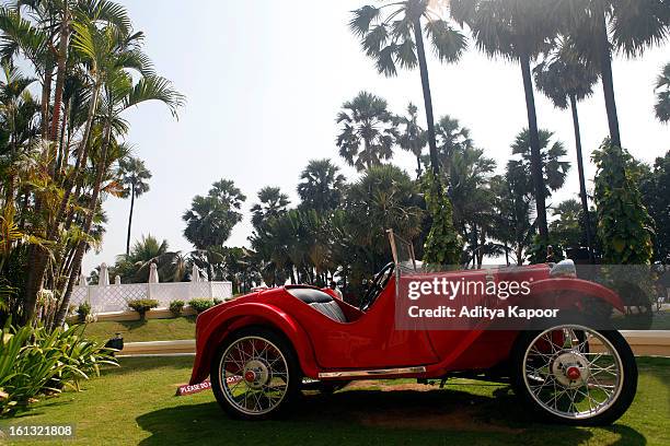 Austin 7 Ulster on display during the Pre Judging of the Cartier 'Travel With Style' Concours 2013 Opening at Taj Lands End on February 9, 2013 in...