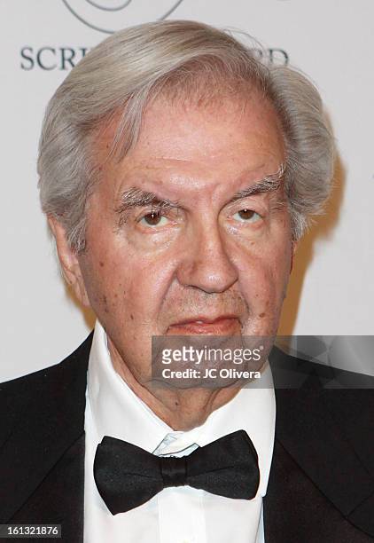 Screenwriter Larry McMurtry attends the 25th Annual Scripter Awards at Edward L. Doheny Jr. Memorial Library at University of Southern California on...
