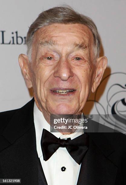 Screenwriter Shelley Berman attends the 25th Annual Scripter Awards at Edward L. Doheny Jr. Memorial Library at University of Southern California on...