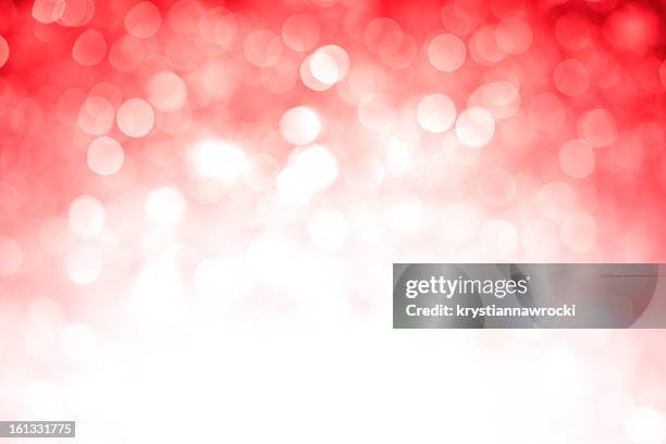 blurred red sparkles with dark top corner - high key stock pictures, royalty-free photos & images
