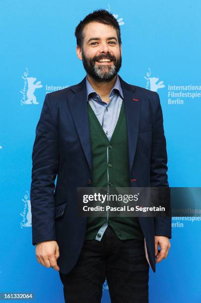 Sebastian Lelio attends the 'Gloria' Photocall during the 63rd Berlinale International Film Festival at the Grand Hyatt Hotel on February 10, 2013 in...