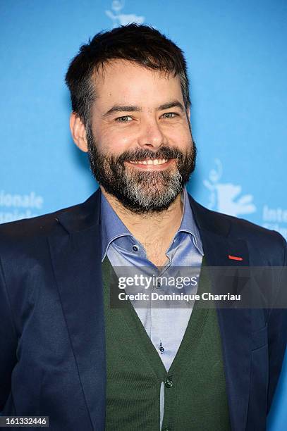 Sebastian Lelio attends the 'Gloria' Photocall during the 63rd Berlinale International Film Festival at the Grand Hyatt Hotel on February 10, 2013 in...