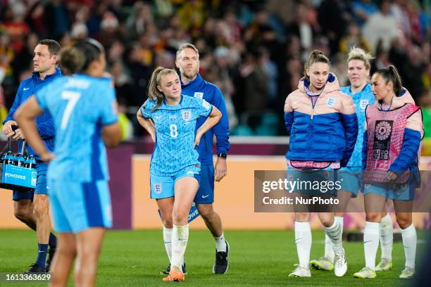 Georgia Marie Stanway of England and Bayern Munchen dejected after losing the FIFA Women's World Cup Australia &amp; New Zealand 2023 Final match...