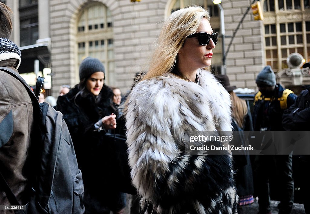 Street Style - Day 3 - Fall 2013 New York Fashion Week