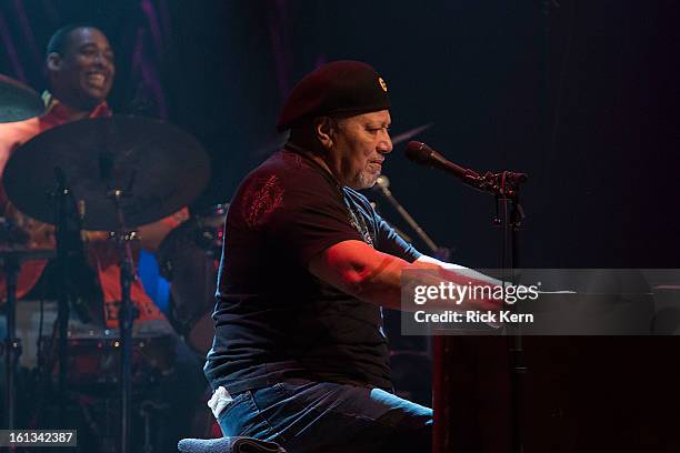 Musician Art "Poppa Funk" Neville of Funky Meters performs in concert at ACL Live on February 9, 2013 in Austin, Texas.