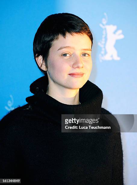 Actress Pauline Etienne attends 'The Nun' Photocall during the 63rd Berlinale International Film Festival at the Grand Hyatt Hotel on February 10,...