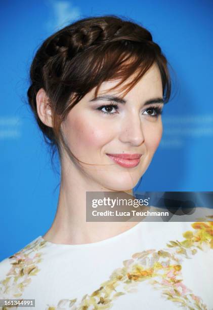 Actress Louise Bourgoin attends 'The Nun' Photocall during the 63rd Berlinale International Film Festival at the Grand Hyatt Hotel on February 10,...