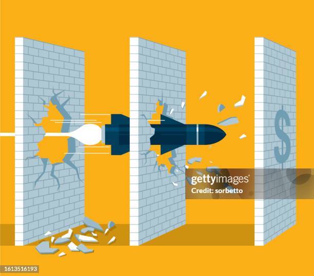 stock market crash - surrounding wall stock illustrations
