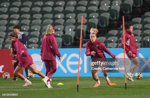 Alexia Putellas of Spain during a Spain training session during the FIFA Women's World Cup Australia & New Zealand 2023 at North Harbour Stadium on...