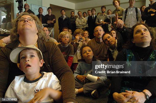 Launch25 -- BOULDER, CO. -- Awed by Rocket Science -- LASK scientists, their families and friends, including Emily CoBabe-Ammann and her son,...