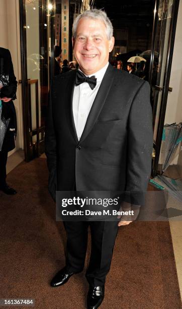 Sir Cameron Mackintosh arrives at the EE British Academy Film Awards at the Royal Opera House on February 10, 2013 in London, England.