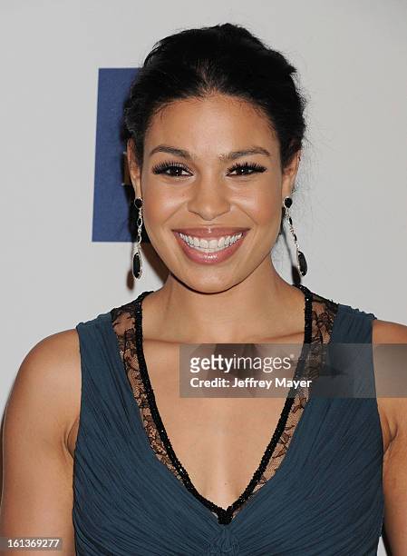 Singer Jordin Sparks arrives at the The 55th Annual GRAMMY Awards - Pre-GRAMMY Gala And Salute To Industry Icons Honoring L.A. Reid at the Beverly...