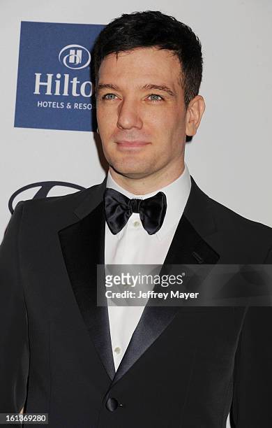 Chasez arrives at the The 55th Annual GRAMMY Awards - Pre-GRAMMY Gala And Salute To Industry Icons Honoring L.A. Reid at the Beverly Hilton Hotel on...