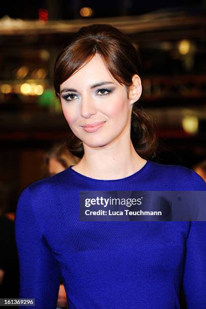 Actress Louise Bourgoin attends 'The Nun' Premiere during the 63rd Berlinale International Film Festival at Berlinale Palast on February 10, 2013 in...