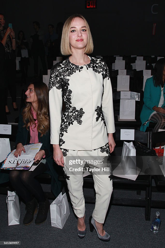 Lela Rose - Front Row And Back Stage - Fall 2013 Mercedes-Benz Fashion Week