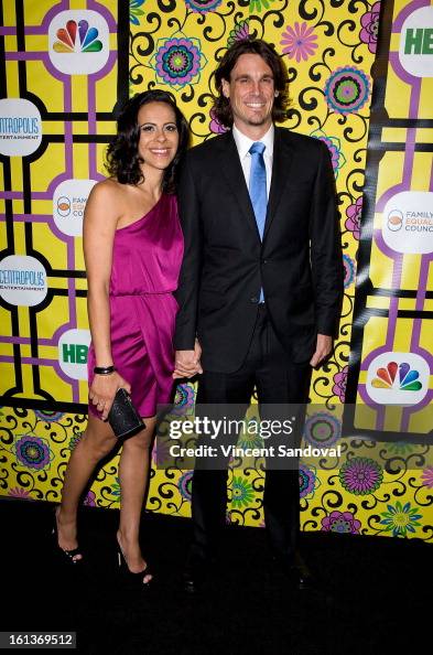 Football player Chris Kluwe and wife Isabel Kluew attend the Family