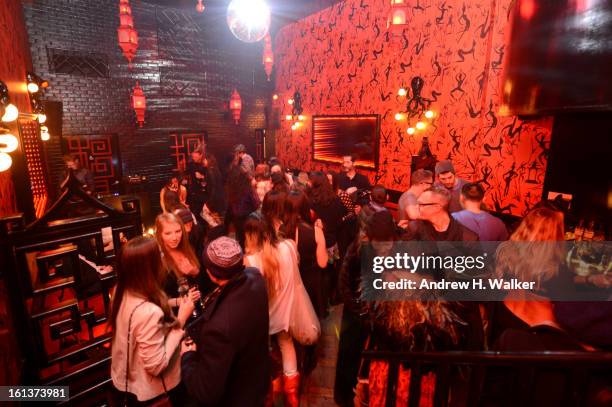 General view of atmosphere during Fall 2013 Mercedes-Benz Fashion Week party at Le Baron on February 9, 2013 in New York City.