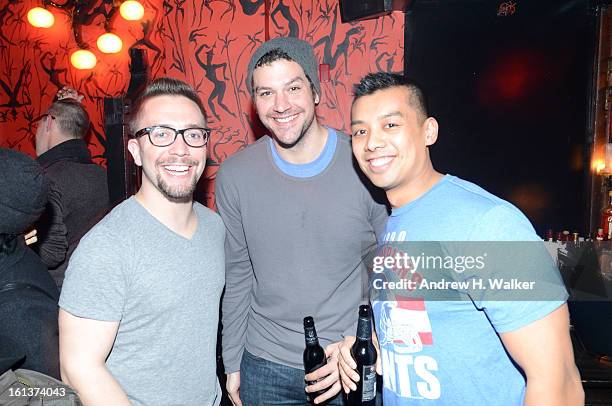 Guests attend the Fall 2013 Mercedes-Benz Fashion Week party at Le Baron on February 9, 2013 in New York City.