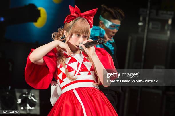 Kyary Pamyu Pamyu performs at La Cigale on February 10, 2013 in Paris, France.