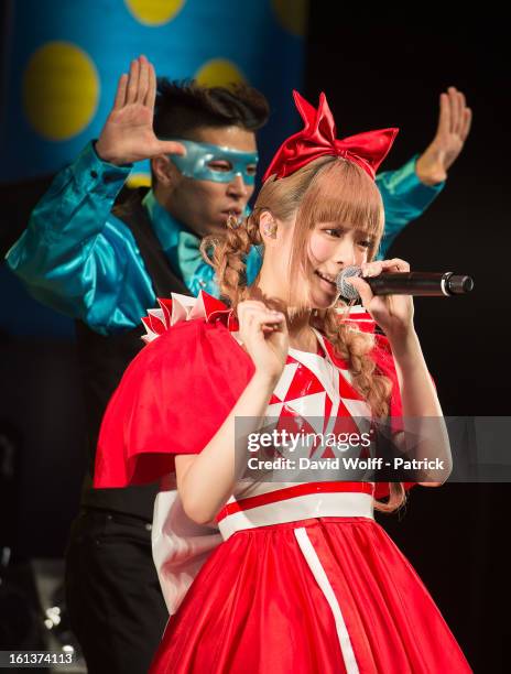 Kyary Pamyu Pamyu performs at La Cigale on February 10, 2013 in Paris, France.