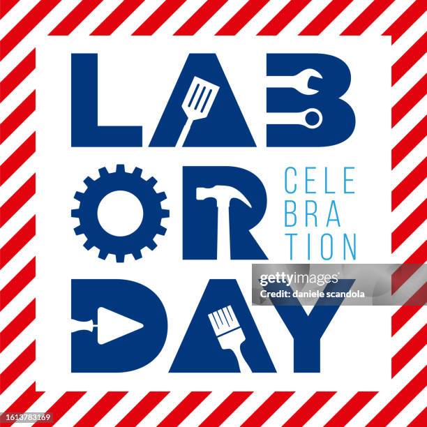 labor day background design. - construction worker white background stock illustrations