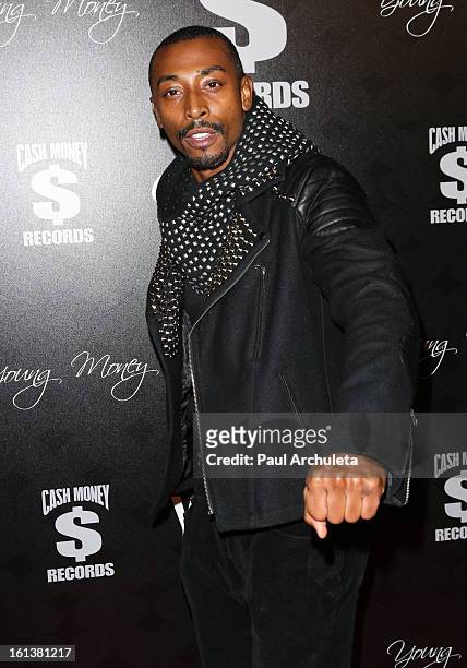 Actor Darris Love attends the Cash Money Records 4th annual Pre-GRAMMY Awards party on February 9, 2013 in West Hollywood, California.