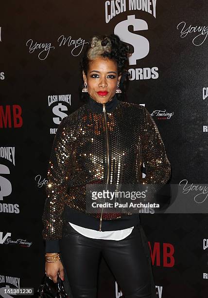 Recording Artist Kelis attends the Cash Money Records 4th annual Pre-GRAMMY Awards party on February 9, 2013 in West Hollywood, California.