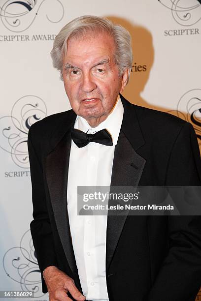 Larry McMurtry attends The USC Libaries Twenty-Fifth Anuual Scripter Awards at USC Campus, Doheney Library on February 9, 2013 in Los Angeles,...