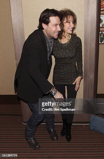 Actors Ricky Paull Goldin and Susan Lucci attend the "Spontaneous Construction" premiere at Guy?s American Kitchen & Bar on February 10, 2013 in New...