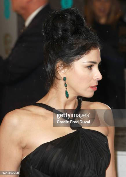 Sarah Silverman attends the EE British Academy Film Awards at The Royal Opera House on February 10, 2013 in London, England.