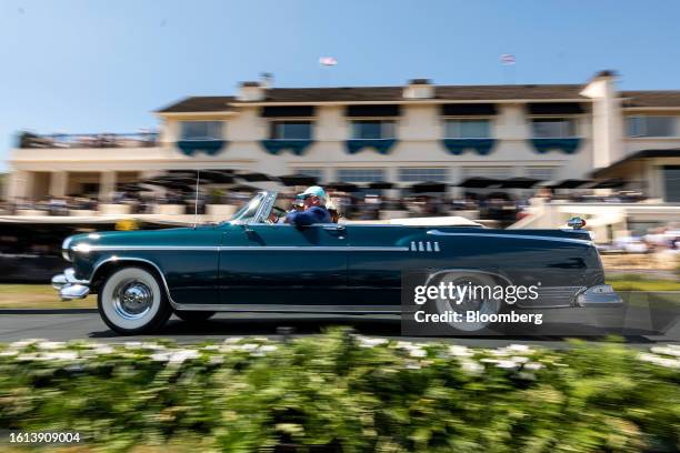 Imperial convertible, first place Postwar Luxury class category, during the 2023 Pebble Beach Concours d'Elegance in Pebble Beach, California, US, on...