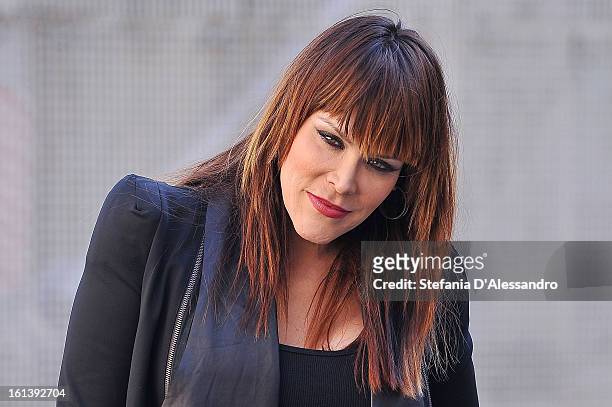 Beth Hart attends 'Quelli Che' Italian TV Show on February 10, 2013 in Milan, Italy.