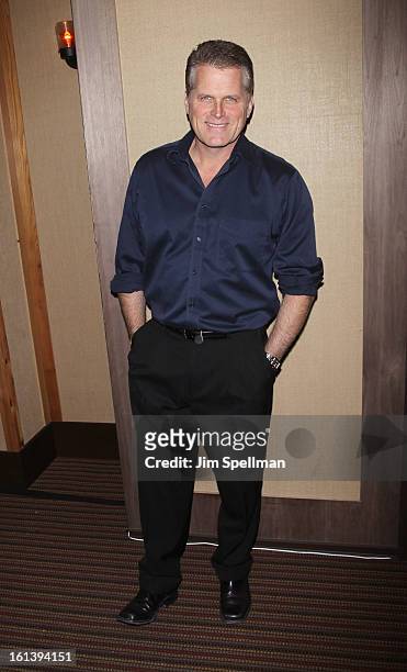 Actor Robert Newman attends the "Spontaneous Construction" premiere at Guy?s American Kitchen & Bar on February 10, 2013 in New York City.